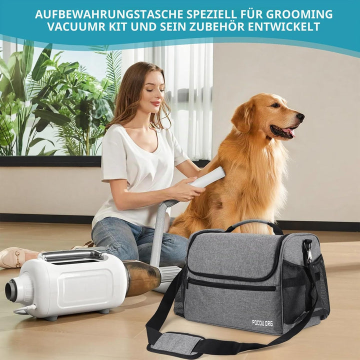 POCDUORG Tragetasche für Haustierpflege-Zubehör, kompatibel mit Oneisall/Neabot Hundepflegesauger, g