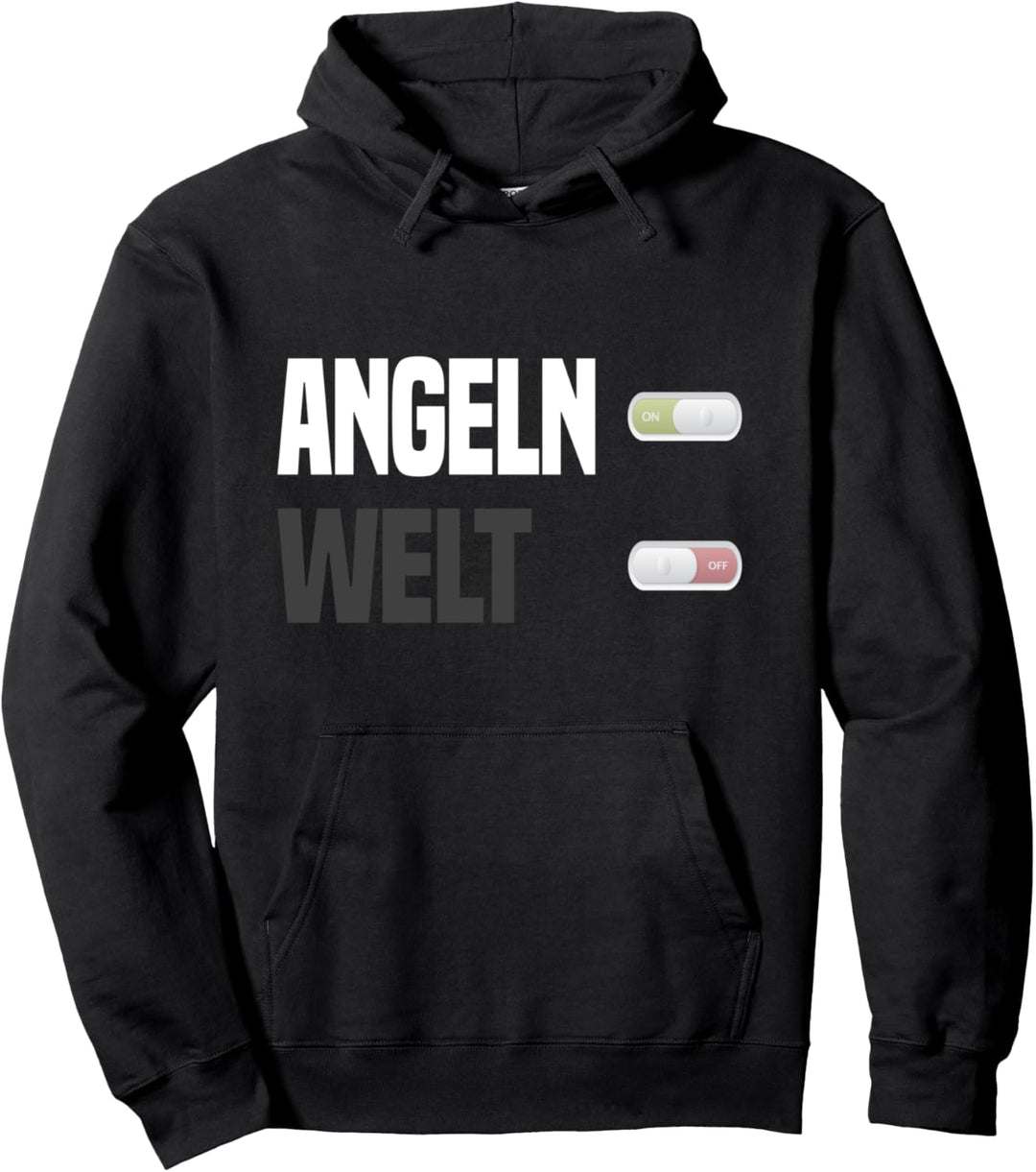 Angeln Fischer Fisch Angelrute Angler Pullover Hoodie