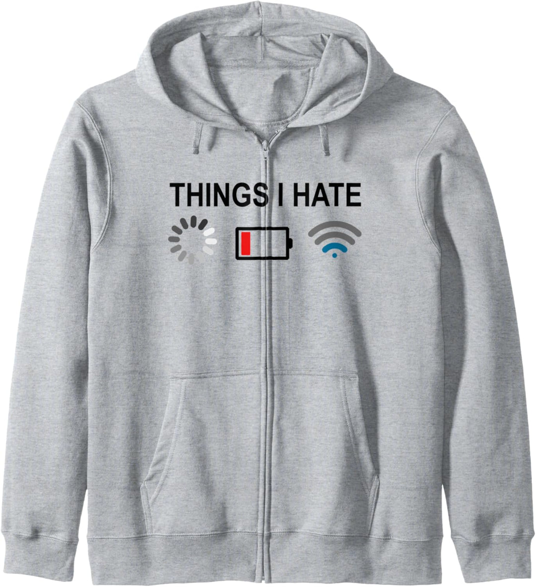 Things I Hate Programmer Gamer Computer Nerd Kapuzenjacke
