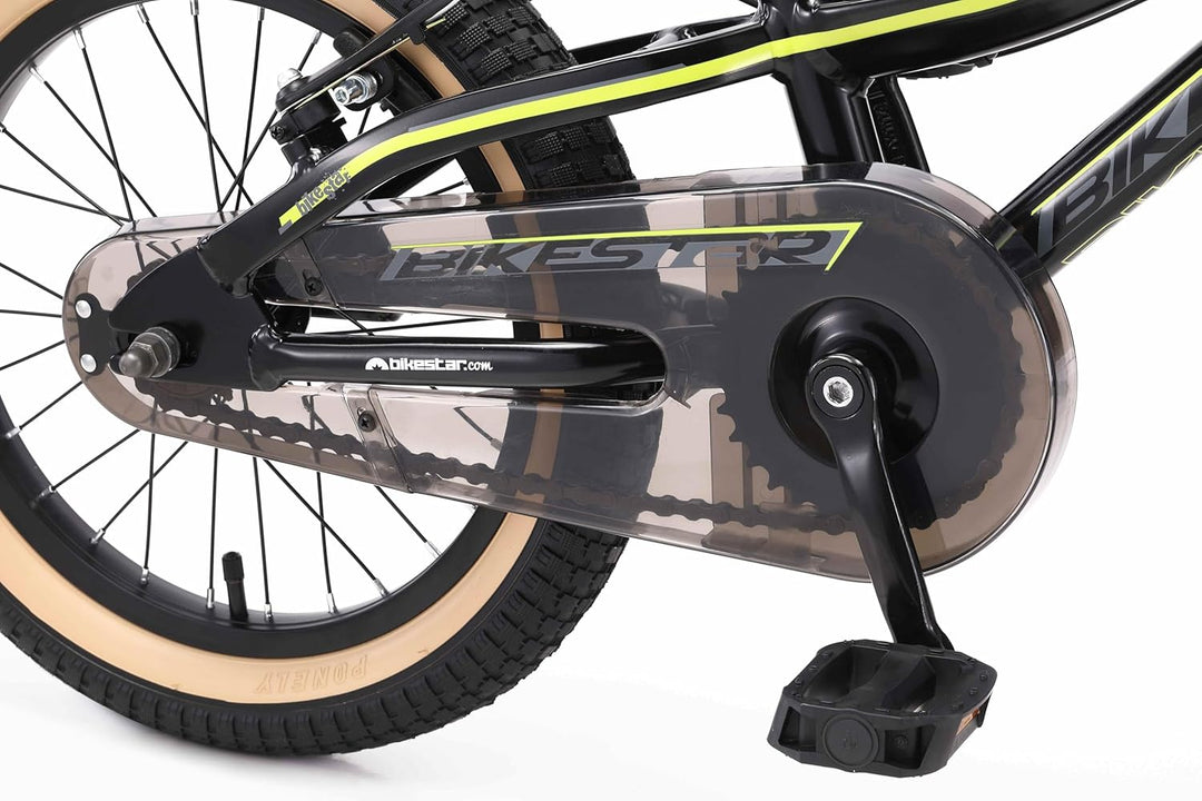 BIKESTAR Kinder Fahrrad Aluminium Mountainbike mit V-Bremse für Mädchen und Jungen ab 4-5 Jahre | 16