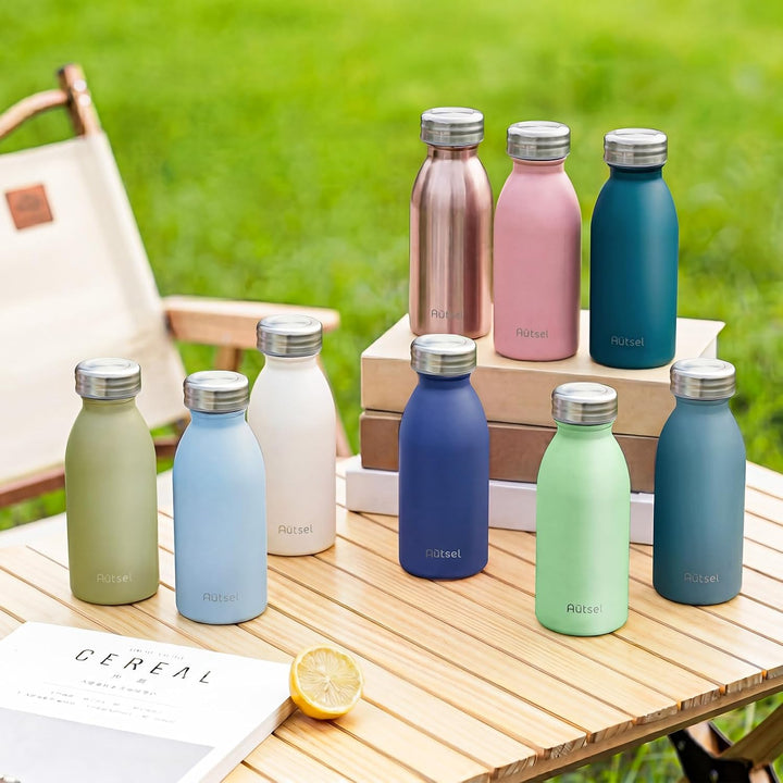 Trinkflasche Thermo Edelstahl 350ml, für heisse und kalte Getränke | Thermoflasche aus Edelstahl, do