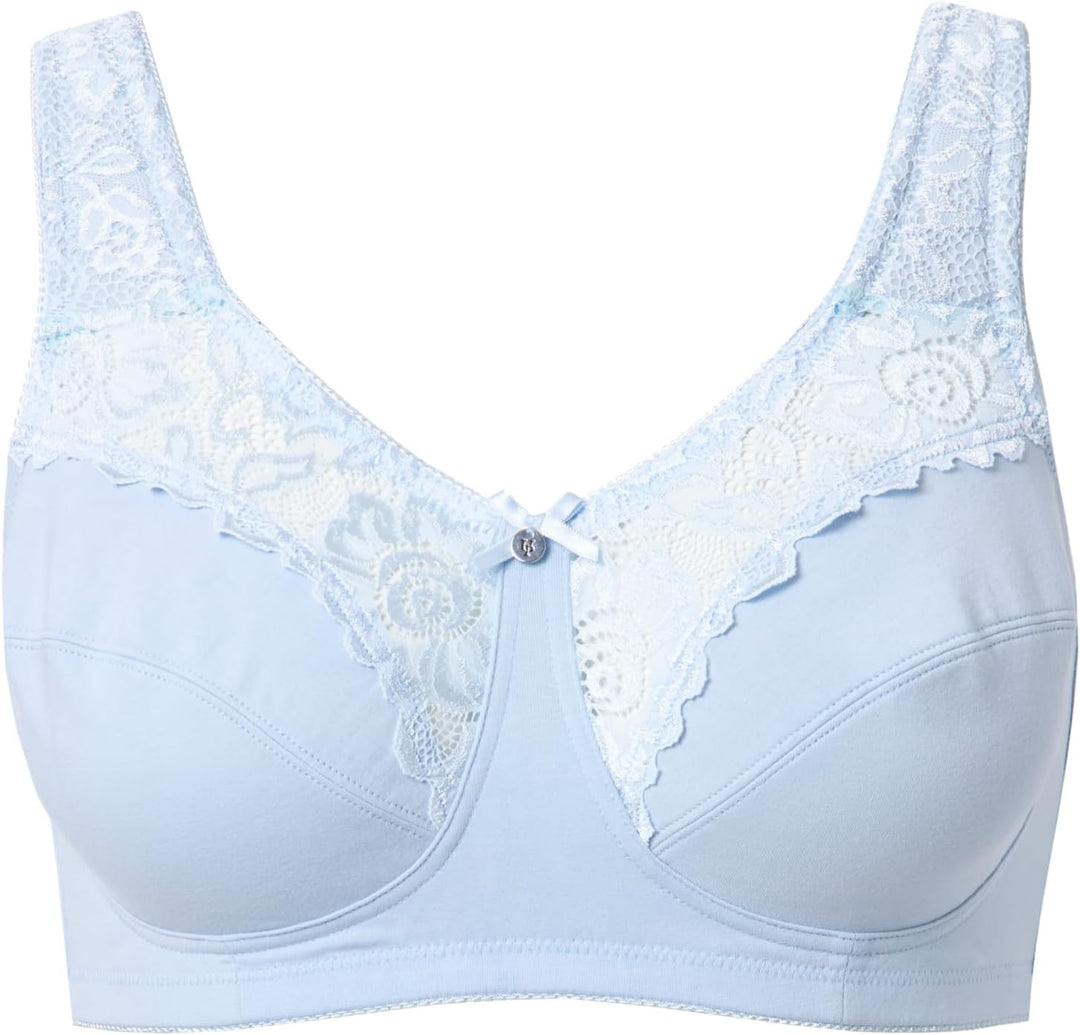 Ulla Popken Damen grosse Grössen Übergrössen Plus Size Entlastungs-BH, Spitze, ohne Bügel, Cup C-E 8