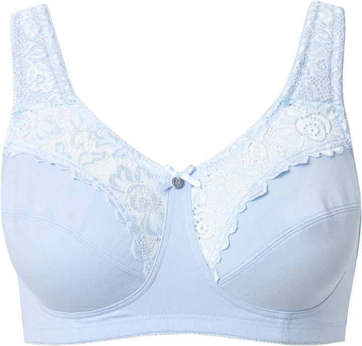 Ulla Popken Damen grosse Grössen Übergrössen Plus Size Entlastungs-BH, Spitze, ohne Bügel, Cup C-E 8
