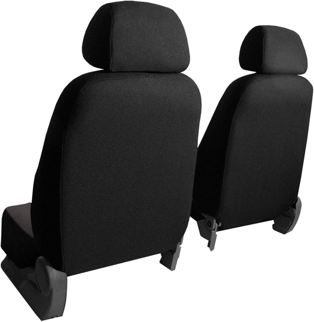 GSC Sitzbezüge Universal Schonbezüge kompatibel mit Hyundai i10 I Schwarz, Schwarz