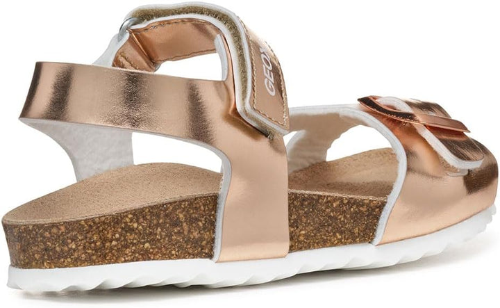 Geox Mädchen J Adriel Girl CSandal 24 EU 000bn Rose Gold, 24 EU 000bn Rose Gold