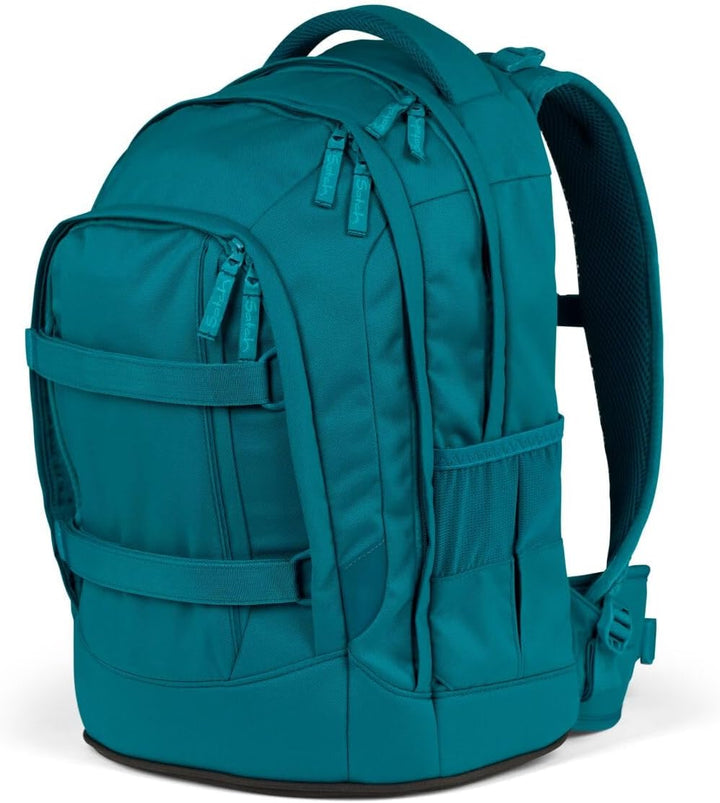 Satch Pack Schulrucksack Set 2tlg. inkl. Pencil Sider (Deep Petrol), Deep Petrol