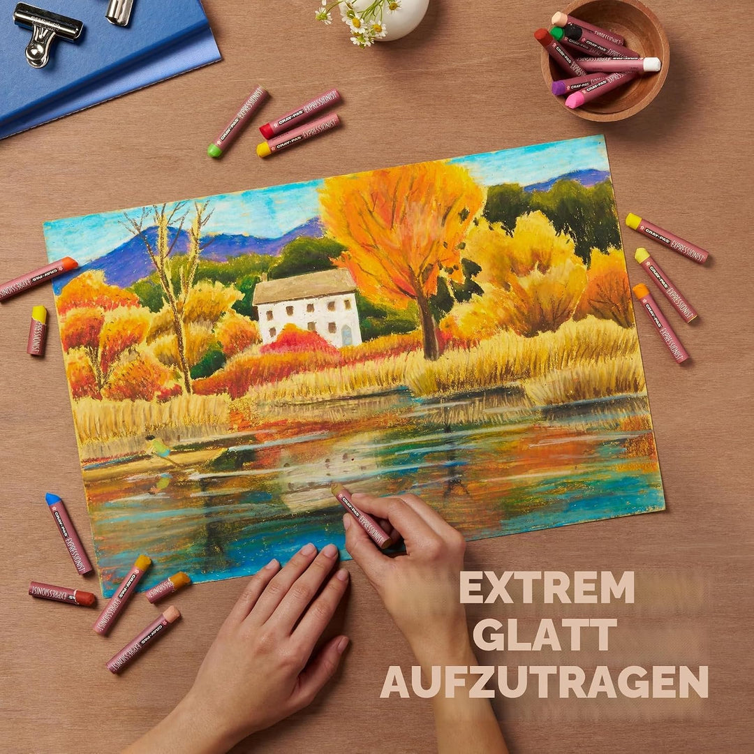 Cray pas Expressionist Ölkreide, verschiedene Farben, 50 Stück