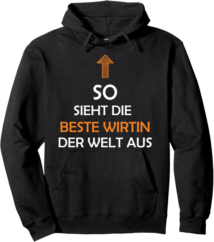 Beste Wirtin der Welt Gastwirtin Pullover Hoodie
