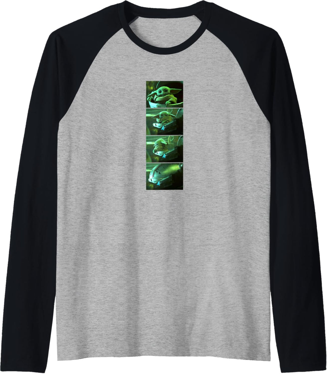 Star Wars: The Mandalorian The Child Time To Hide Panels Raglan