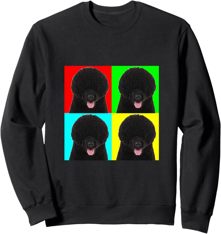 Pop Art Dog Portuguese Water Dog Sweatshirt
