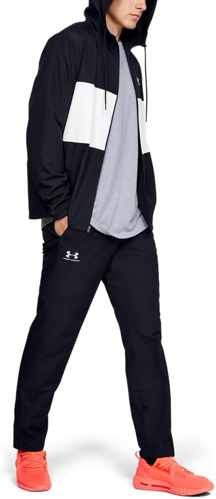 Under Armour Herren Hustle Fleece Hose 4XL Black / Onyx White, 4XL Black / Onyx White