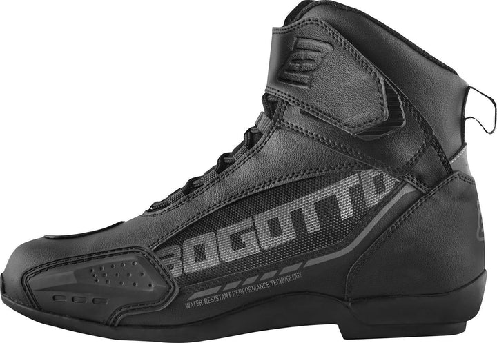 Bogotto GPX WR 2.0 wasserdichte Motorrad Schuhe, schwarz, 42 42 EU Schwarz, 42 EU Schwarz