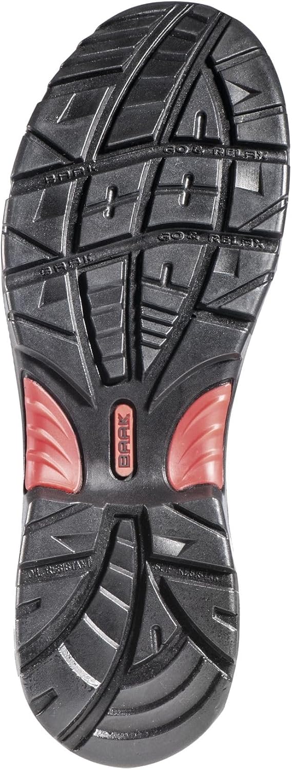 BAAK Sicherheitshalbschuhe S1P "Henk" Industrial Extraweit - Go&amp;Relax. 1 Stück. 47. Schwarz/Weiss. 7