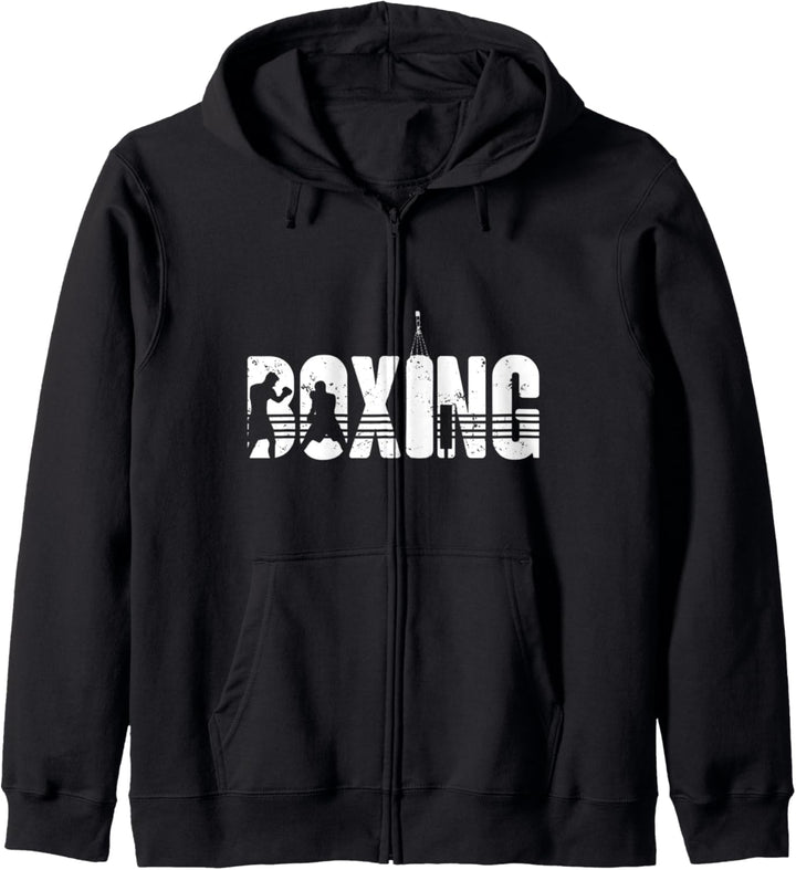 Boxen Sport Boxer Gym Kampf Match Boxen Handschuhe Lover Kapuzenjacke