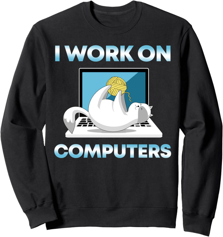Katzen I Computer I Entwickler I Programmierer Katzen Sweatshirt