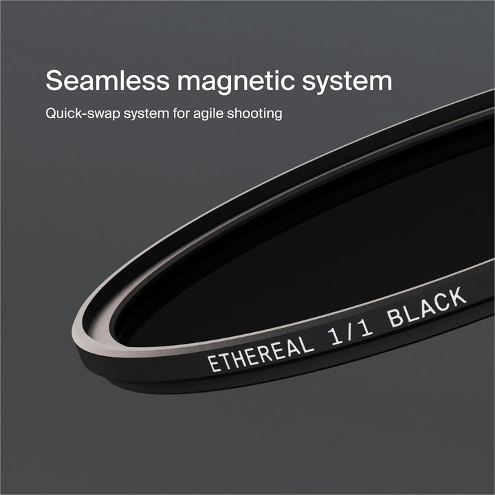 Urth 82mm Magnetischer Ethereal Black Mist 1/1 Diffusionsfilter (Plus) — Kinoeffekt, 20-fache Nanobe