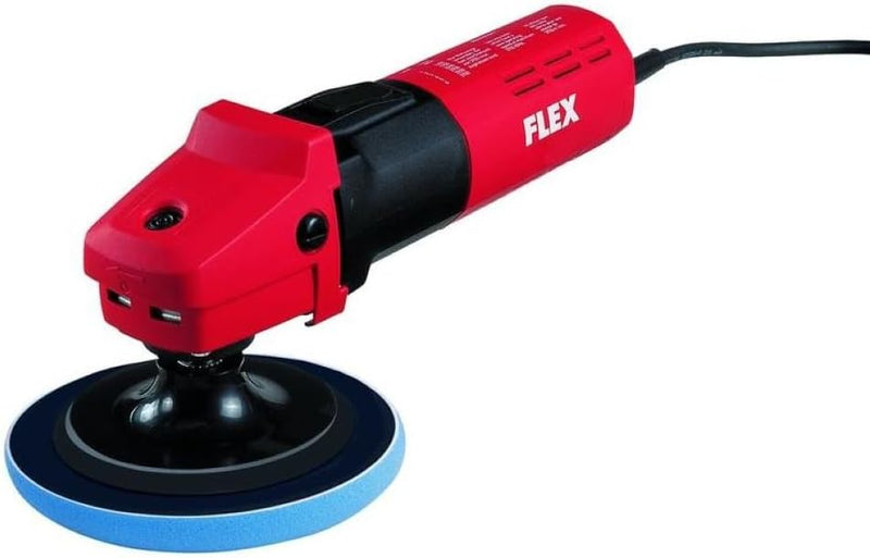 Flex Poliermaschine L 1503 VR (1200 W, Sanftanlauf, für Polierkörper ab ø 80 mm – 140 mm, max. Stütz