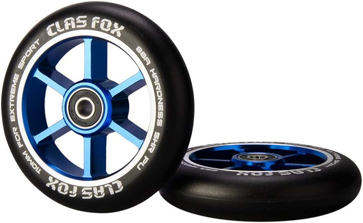 Pro Stunt Scooter Rollen Roller Räder 110mm EIN Paar mit ABEC-9 Kugellager CNC Metallker (2 stücke)