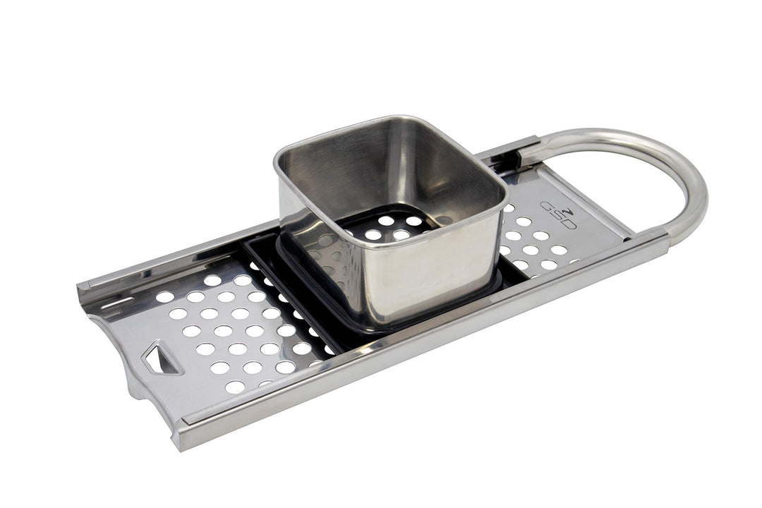 GSD Spätzle Hobel, Edelstahl, Grau, 23,5 cm, GSD_27 002
