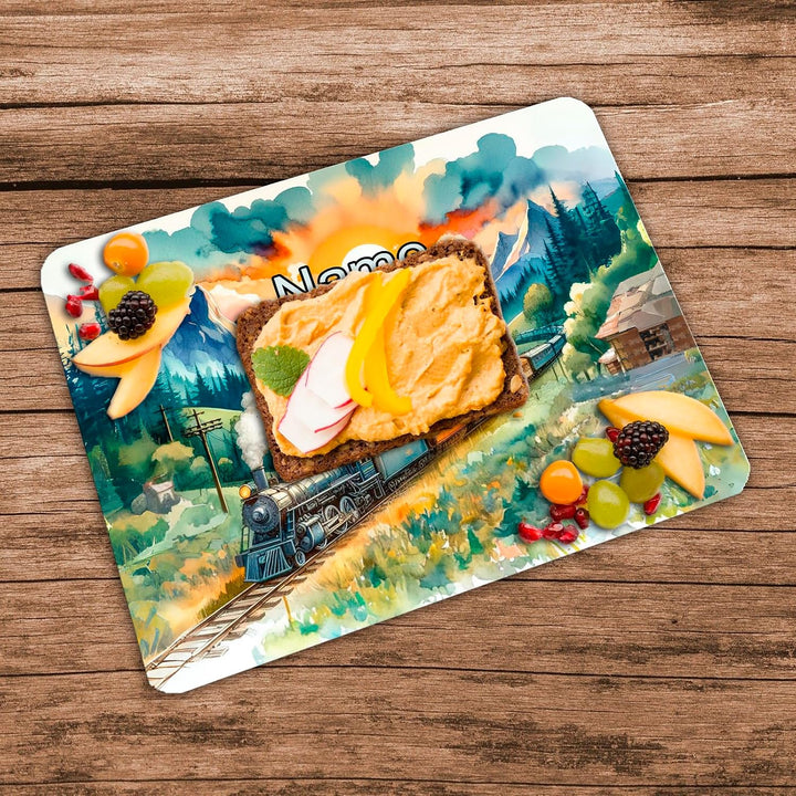Vesperbrettchen mit Name/Frühstücksbrettchen Brotzeitbrettchen Schneidebrettchen mit Motiv und Perso