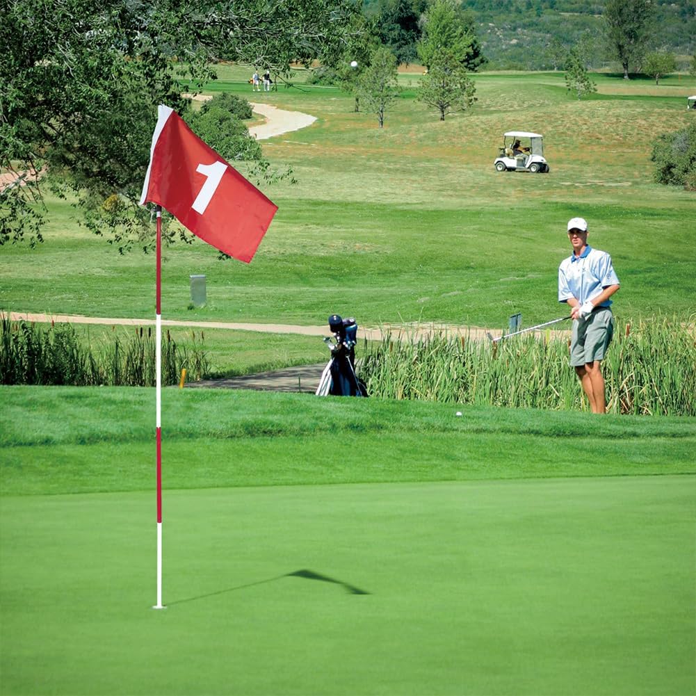 Mini Golf Fahnenstangen, Miniatur Golfflaggenstab Zum Üben Von Puttingen Flaggen Hof Golfnadel Lochb