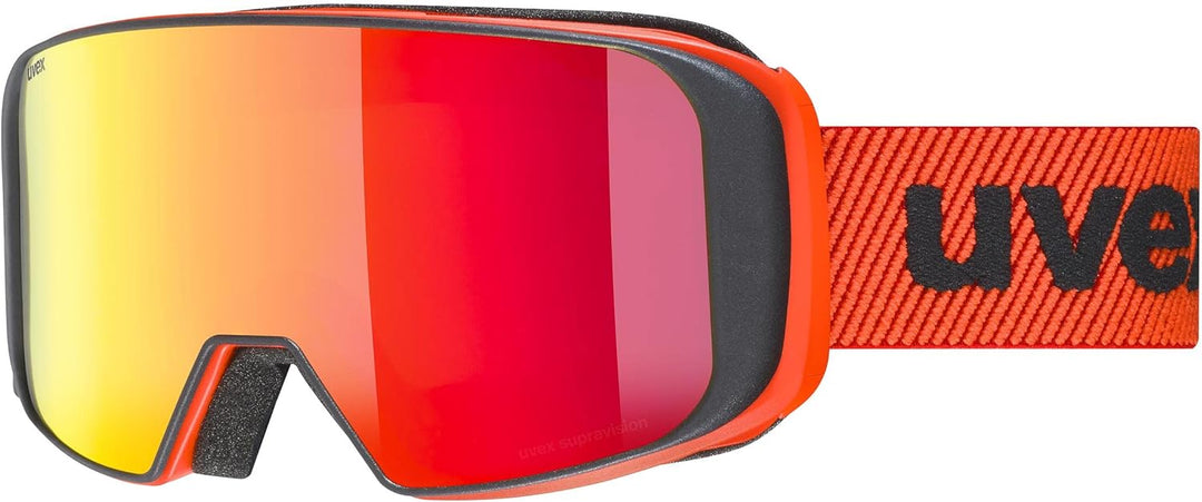 uvex Unisex Saga To Skibrille (1er Pack) Einheitsgrösse fierce red/red-LGL clear, Einheitsgrösse fie