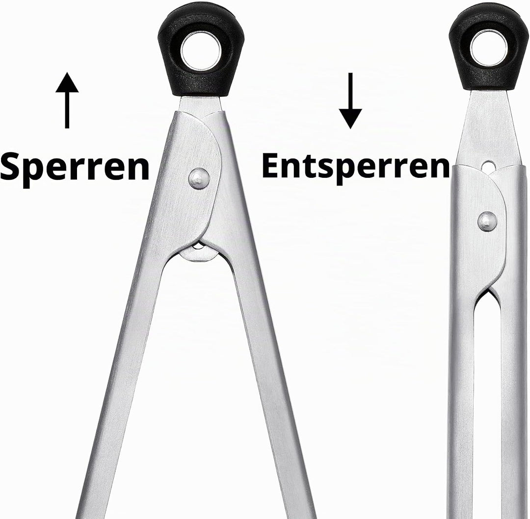 OXO Good Grips Mini-Zange aus Edelstahl, 2 Stück Modern Mini Tongs 2 Pack, Modern Mini Tongs 2 Pack