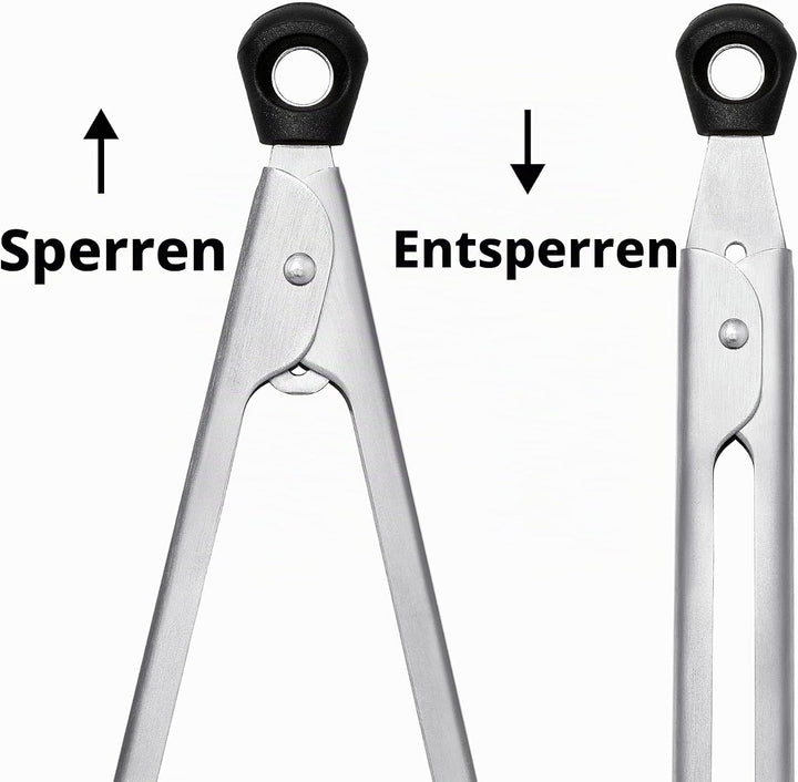 OXO Good Grips Mini-Zange aus Edelstahl, 2 Stück Modern Mini Tongs 2 Pack, Modern Mini Tongs 2 Pack