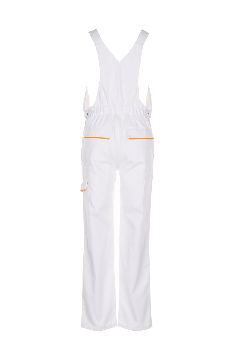 Planam Highline Herren Latzhose reinweiss gelb Modell 2337 Grösse 50 reinweiss/gelb 50, reinweiss/ge