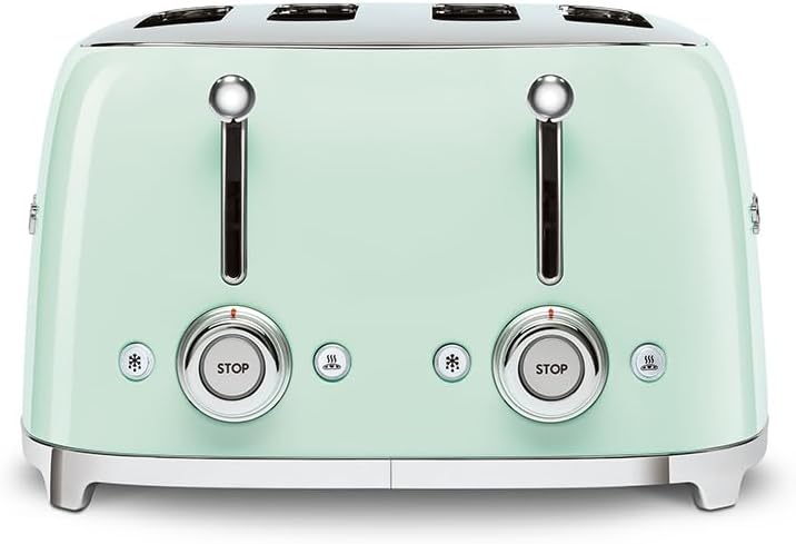 SMEG TSF03PGEU Toaster, Pastellgrün, Pastellgrün