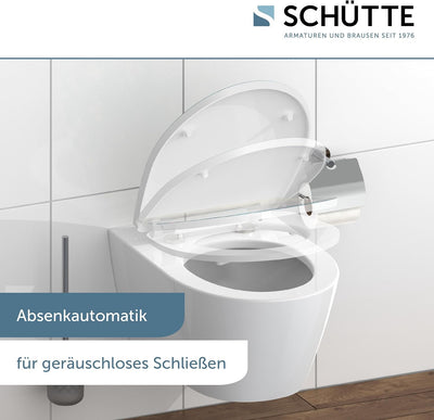 Schütte WC-Sitz MAGIC LIGHT mit Absenkautomatik, Toilettendeckel mit Motiv und Schnellverschluss für