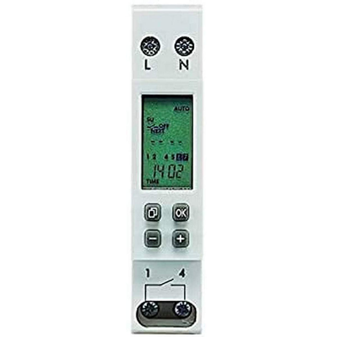 LEGRAND, Zeitschaltuhr MicroRex D11 Basic, digital mit 7 Tages-Programm direkt am Gerät (Reiheneinba