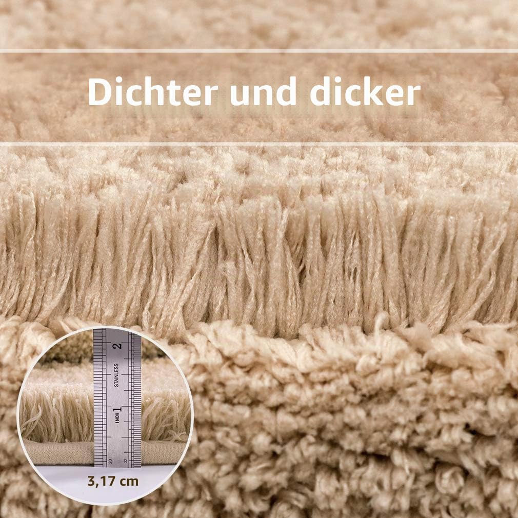 VANZAVANZU Badematte rutschfest Badteppich Extra Lange Verdickt Badezimmerteppich Weich Badeteppich