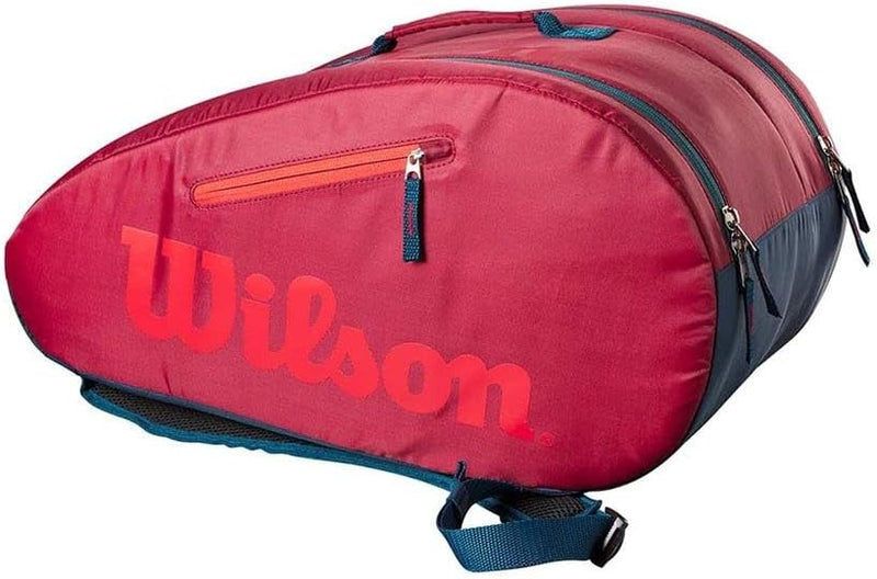 Wilson Padel-Tasche für Kinder und Jugendliche, Junior Padel Bag, Für bis zu 3 Schläger No Size Rot/