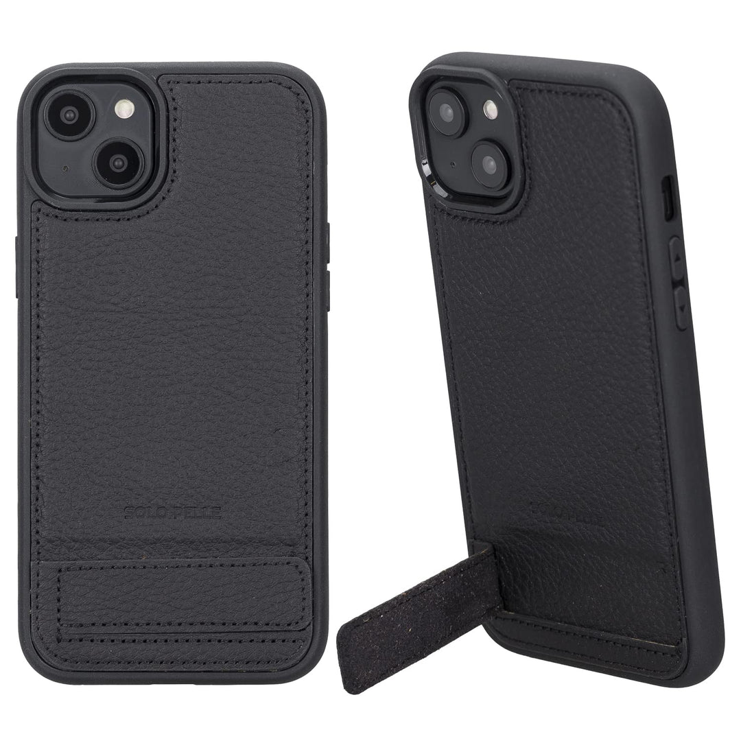 Solo Pelle Lederhülle für das iPhone 14 Plus in 6.7 Zoll Case Leder Hülle Ledertasche Backcover aus