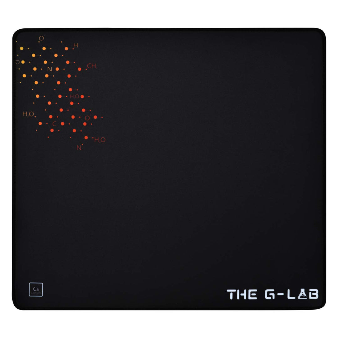 THE G-LAB - PAD CEASIUM - Grosses Rutschfestes Gaming-Mauspad 450 x 400 mm 450L x 400B mm, 450L x 40