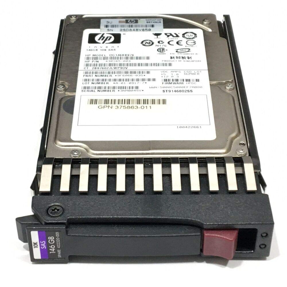HP 432320-001 146GB 2,5 Zoll SAS Hot-Plug Festplatte