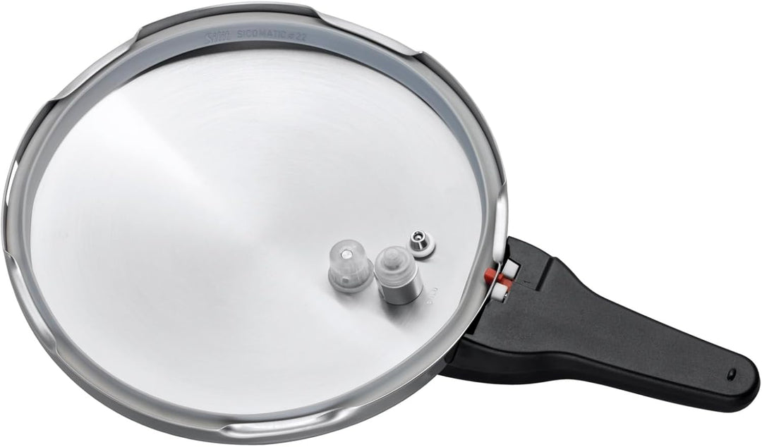 Silit Sicomatic t-plus Schnellkochtopf 6,5l, Schnelltopf 22 cm, Silargan Funktionskeramik, Induktion