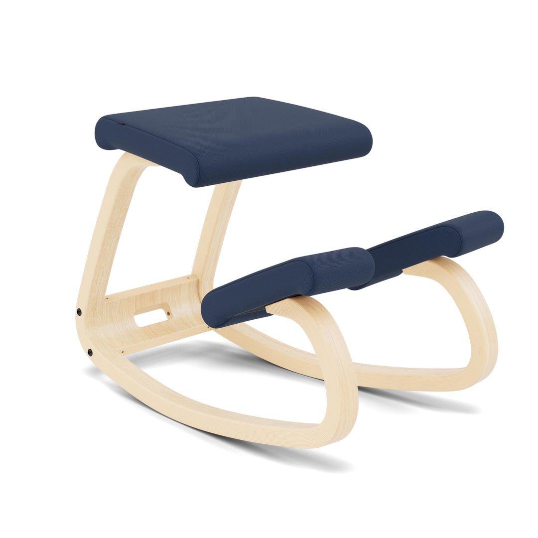 Variable, Original Kniestuhl, Design von Peter Opsvik - Natur/Blau, Profitieren Sie von Einer 10-jäh