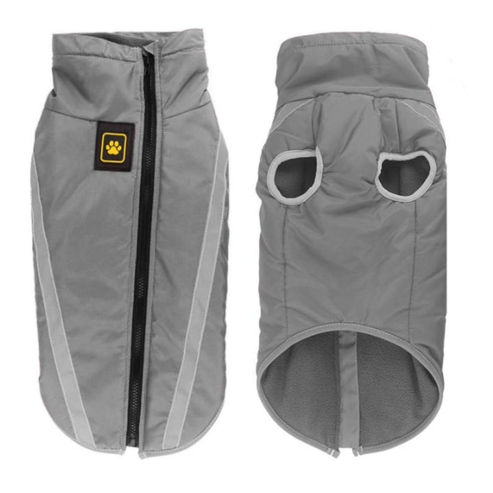 FEimaX Hundemantel Hundejacke wasserdichte Reflektierende Wintermantel mit Fleece Gefüttert Hund Wel