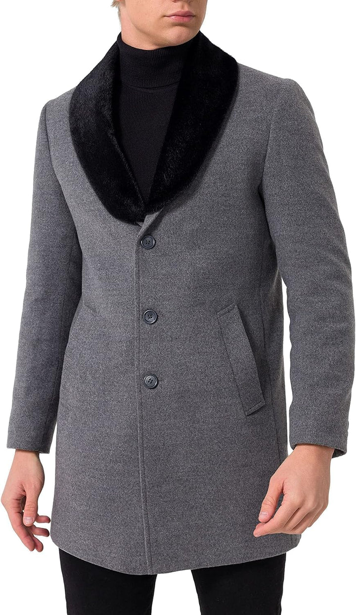 Red Bridge Herren Jacke Trenchcoat Mantel L Grau, L Grau