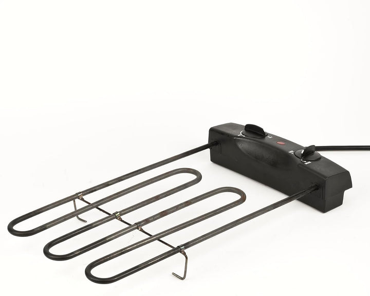 Girmi BQ12 Elektrischer Grill, 2000 W, INOX-Grillrost, 34 x 24,5 cm, Temperaturregelung, Komplett ze