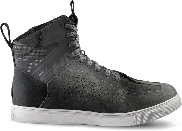 SHIMA Rebel 2.0 Motorrad Schuhe Herren Leder Belüftet Motorradstiefel Protektoren Sneaker Rutschfest