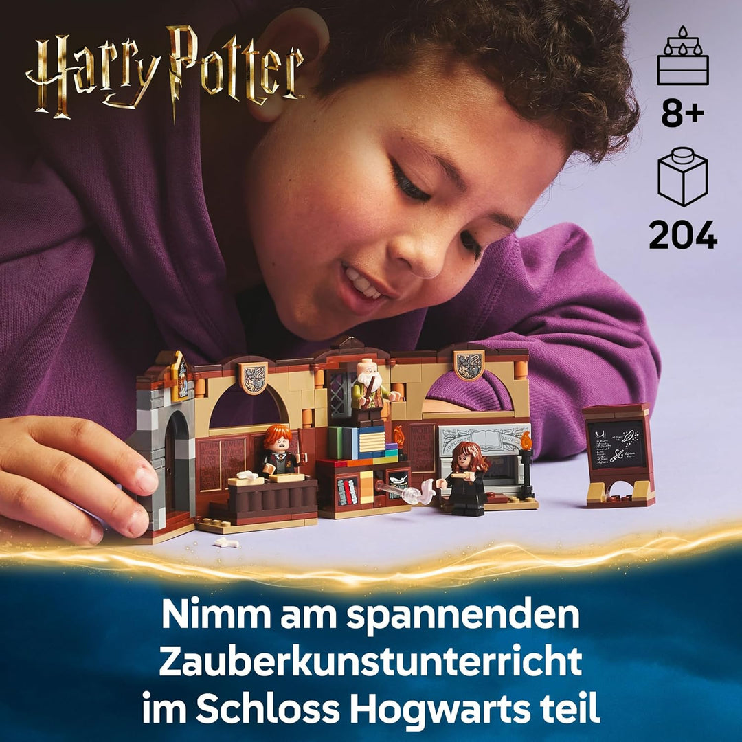LEGO Harry Potter Schloss Hogwarts: Zauberkunstunterricht, Set mit 3 Minifiguren, inkl. Hermine Gran
