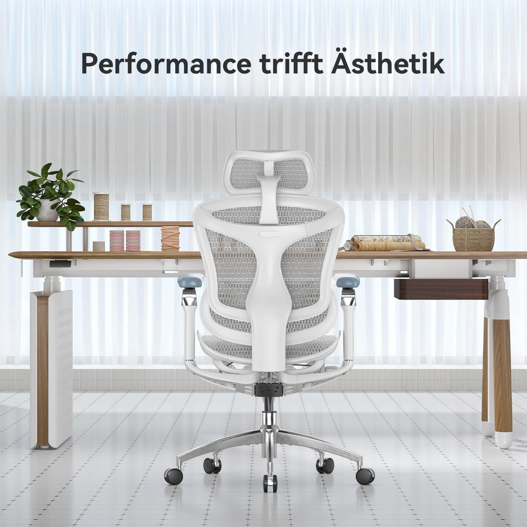 SIHOO Doro C300 Pro Ergonomischer Bürostuhl mit ultraweichen 6D-Armlehnen, dynamischer Lendenwirbels