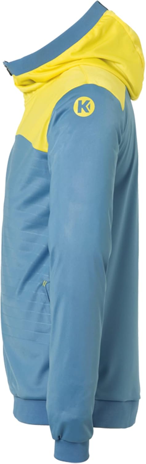 Kempa Kinder Emotion 2.0 Kapuzenjacke Kinder Jacke M dove blau/limonengelb, M dove blau/limonengelb
