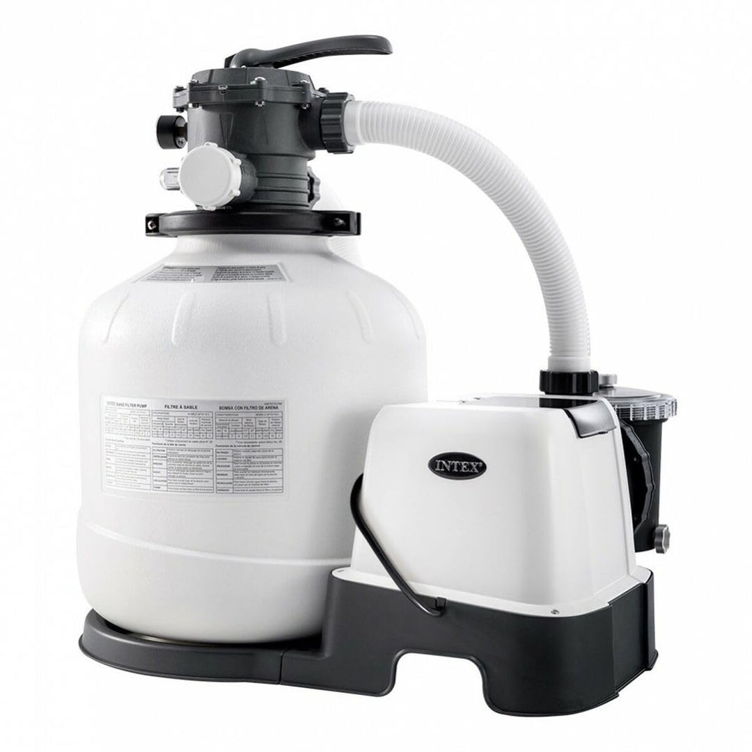 Intex Krystal Clear Sand Filter Pump - Poolreinigung - Sandfilteranlage - 8m³ - 220-240V (W/RCD) 2,2