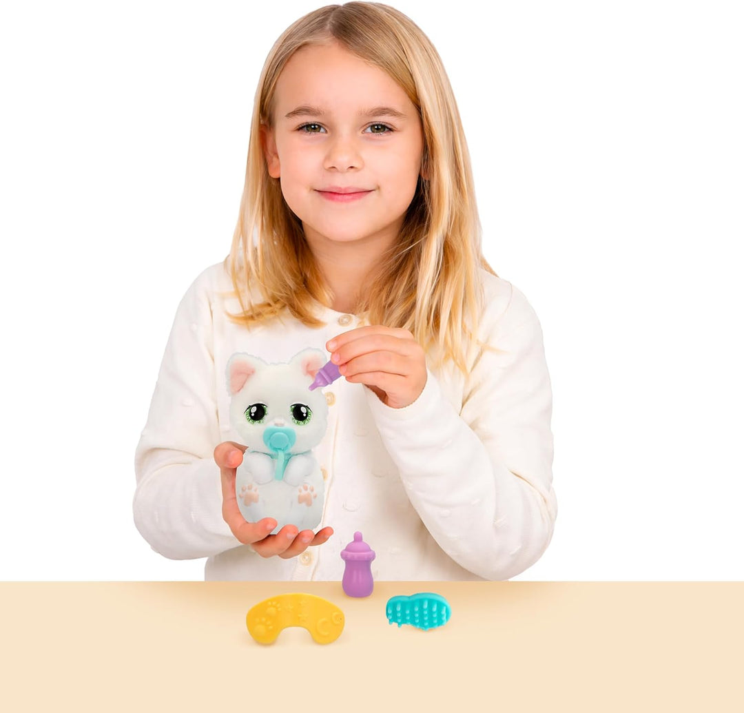 Baby Paws JUST Born Kitty INTERAKTIVE Haustiere Haustiere mit Einer elektronischen Transportbox mit