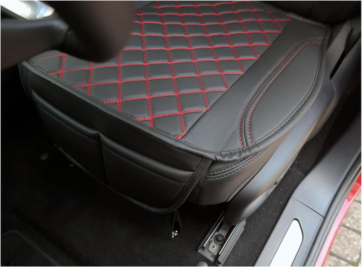 BREMER SITZBEZÜGE 1 Sitzauflage für Land Rover Discovery Sport 1 in Schwarz/Rote Naht (OT402), Schwa