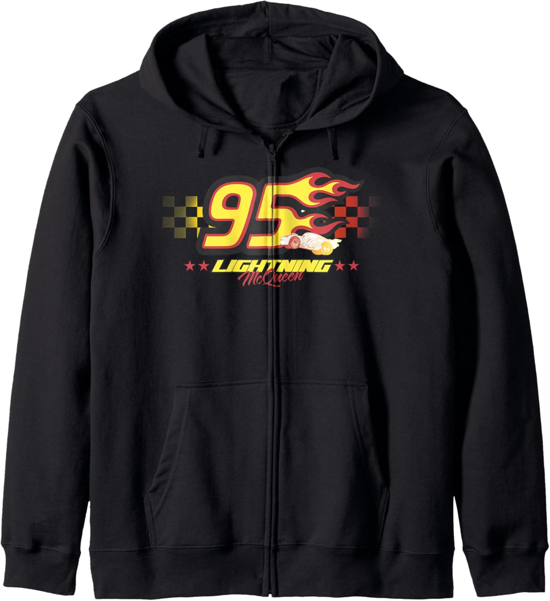Disney Pixar Cars Lightning McQueen 95 Flame Kapuzenjacke